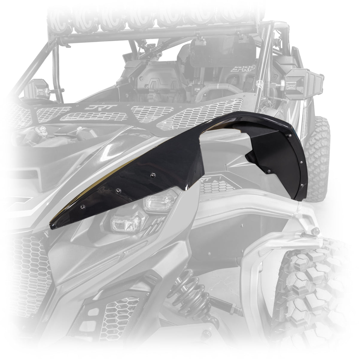 thumbnail image 2 of DRT Motorsports ABS Extended Front Fender Kit For Can-Am Maverick R / X / XRS / MAX (2024+) 2 of 6
