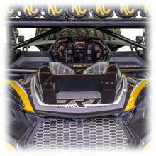 Load image into Gallery viewer, ABS hood scoop kit with aluminum brackets and trim, bolt-on install for Maverick R