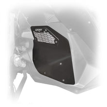 Load image into Gallery viewer, Front fender area coverage illustrated with aluminum guard