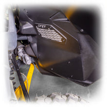 Load image into Gallery viewer, Close-up of a front aluminum rock guard installed on a Maverick R.