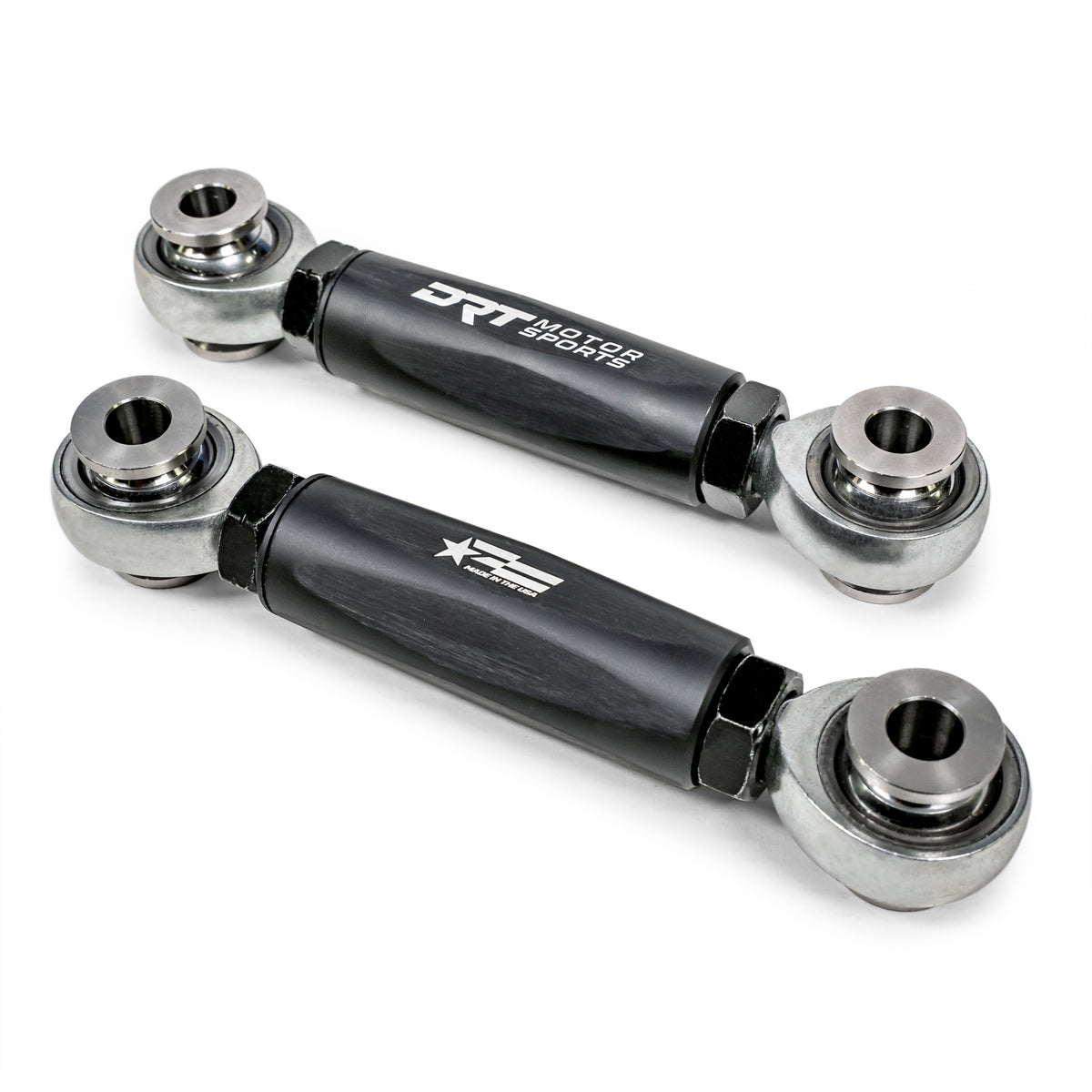 SuperATV Heavy Duty Front Sway Bar Links For Can-Am Maverick X3 – Black (SBL-CA-X3-001)
