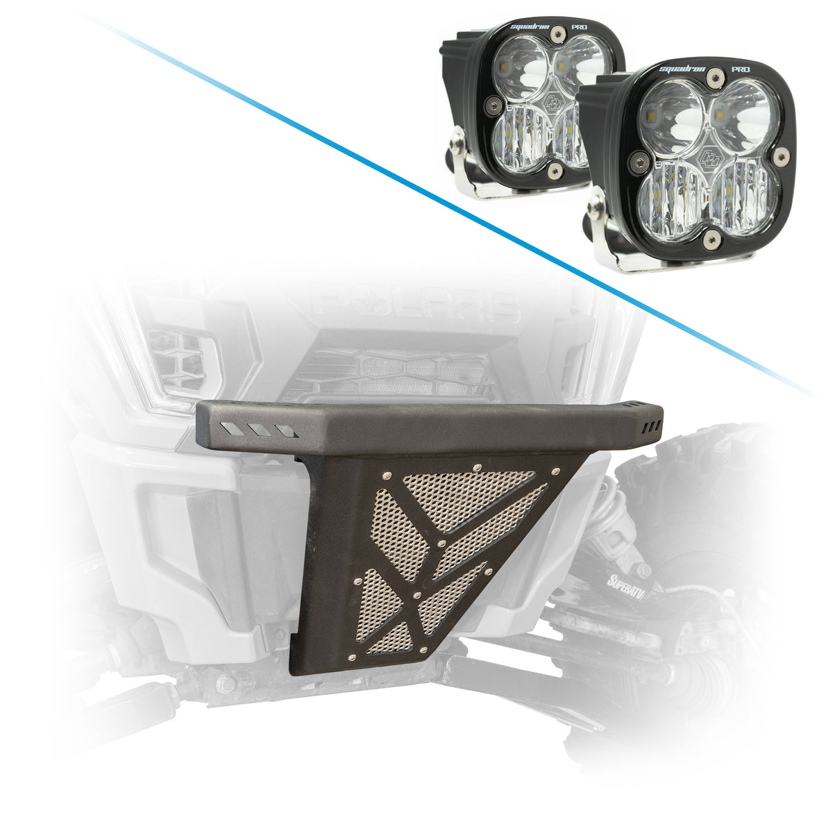 Lights options for the RZR XP 1000 front bumper
