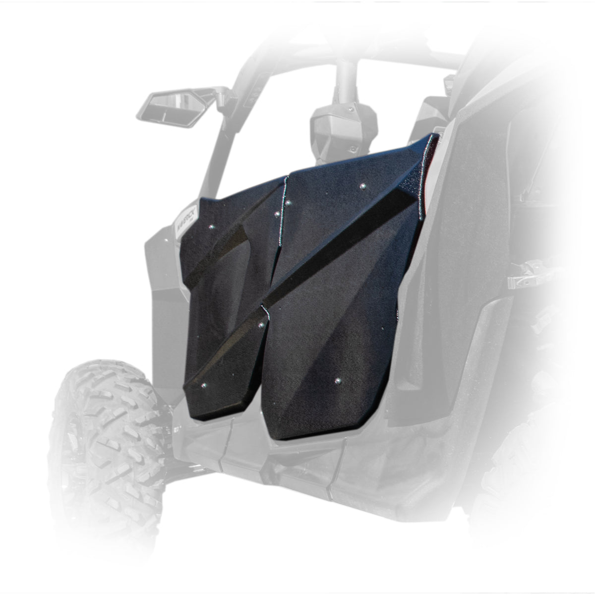 Front and Rear ABS door kit for 2017+ Can-Am X3 improves coverage and style by DRT
