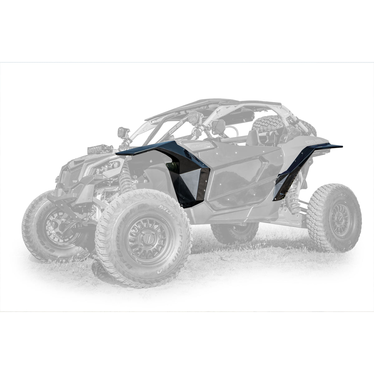 CAX3FD1 – Can-Am X3 2017+ ABS Fenders (Front and Rear) Full car view