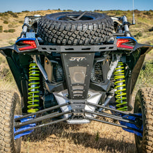 Load image into Gallery viewer, DRT Can Am Maverick X3 2017+ Dual Sheer Radius Rod Plate Full rear view