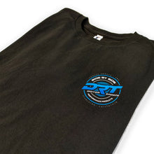 Load image into Gallery viewer, Close-up of T-shirt neckline and stitching, soft knit texture