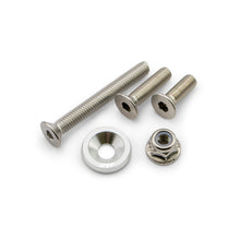 Load image into Gallery viewer, DRT raw aluminum dress-up kit for fender/rock washer hardware, replaces OEM fasteners on side-by-side