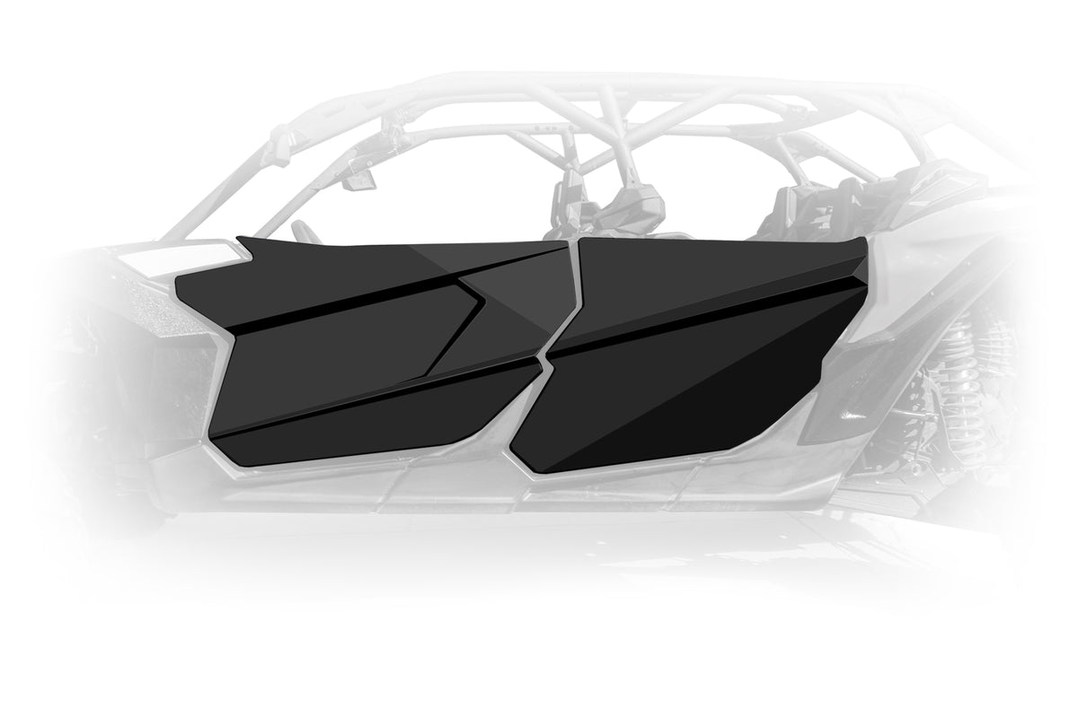 Steel framed rear doors for Maverick X3 2017+ MAX provides durability and passenger protection