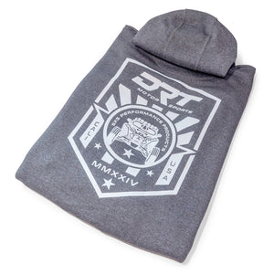 DRT Motorsports Squad Pullover Hoodie, Charcoal Grey