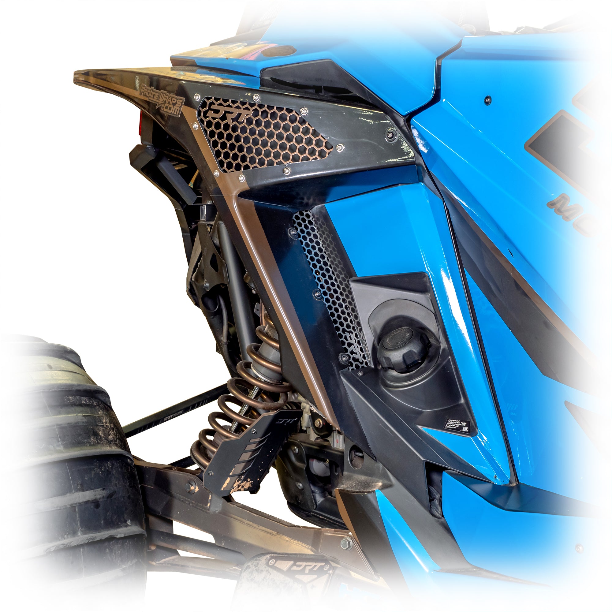 2022 Rzr Pro R Rear Fender Aluminum Rear Fender Screen set for Polaris RZR Pro XP/ Pro R/Turbo R