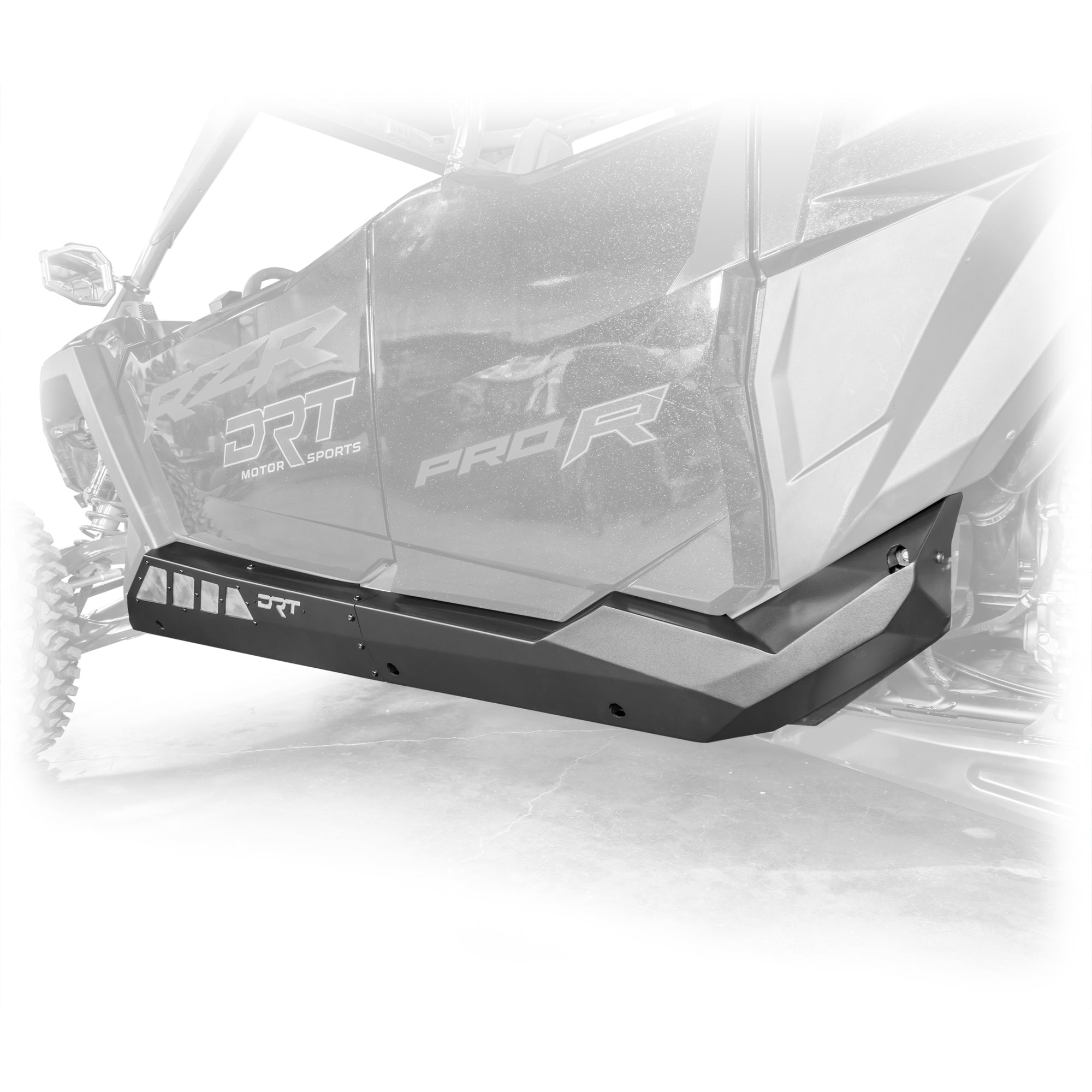 DRT Polaris Pro Series 4‑Seat Rock Sliders Steel Set
