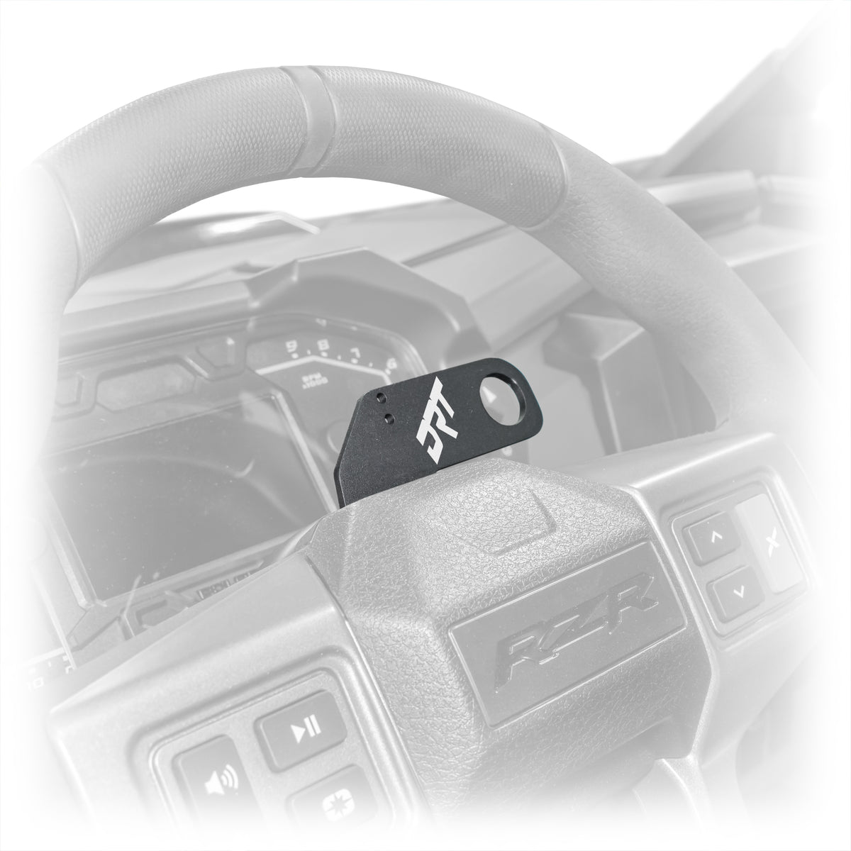 Steering Wheel Single Push-To-Talk Plate for Polaris RZR 2020+