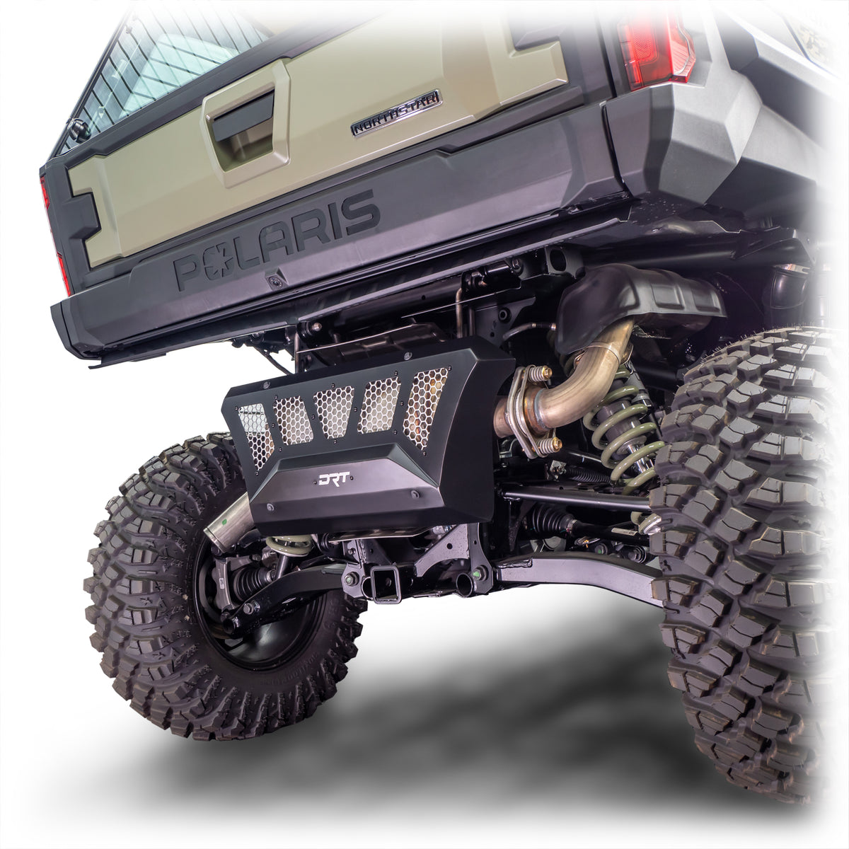 DRT Polaris 2024+ XPEDITION Exhaust Cover Side view