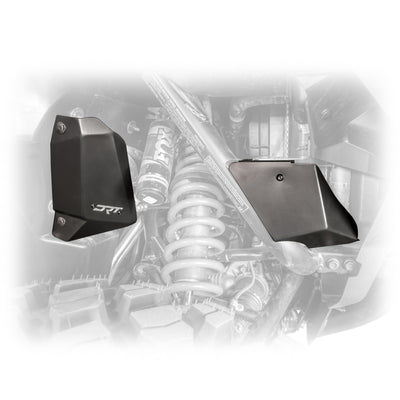 Installed view of AC line protection on Polaris adventure UTV