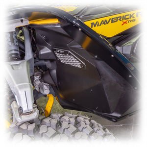 DRT Can-Am 2024+ Maverick R Front Aluminum Rock Guard Kit