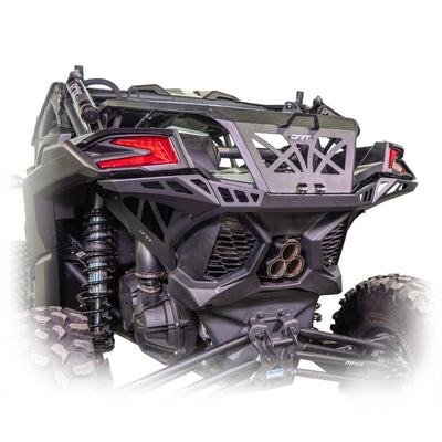 Can-Am X3 tire carrier bumper – black powder-coated