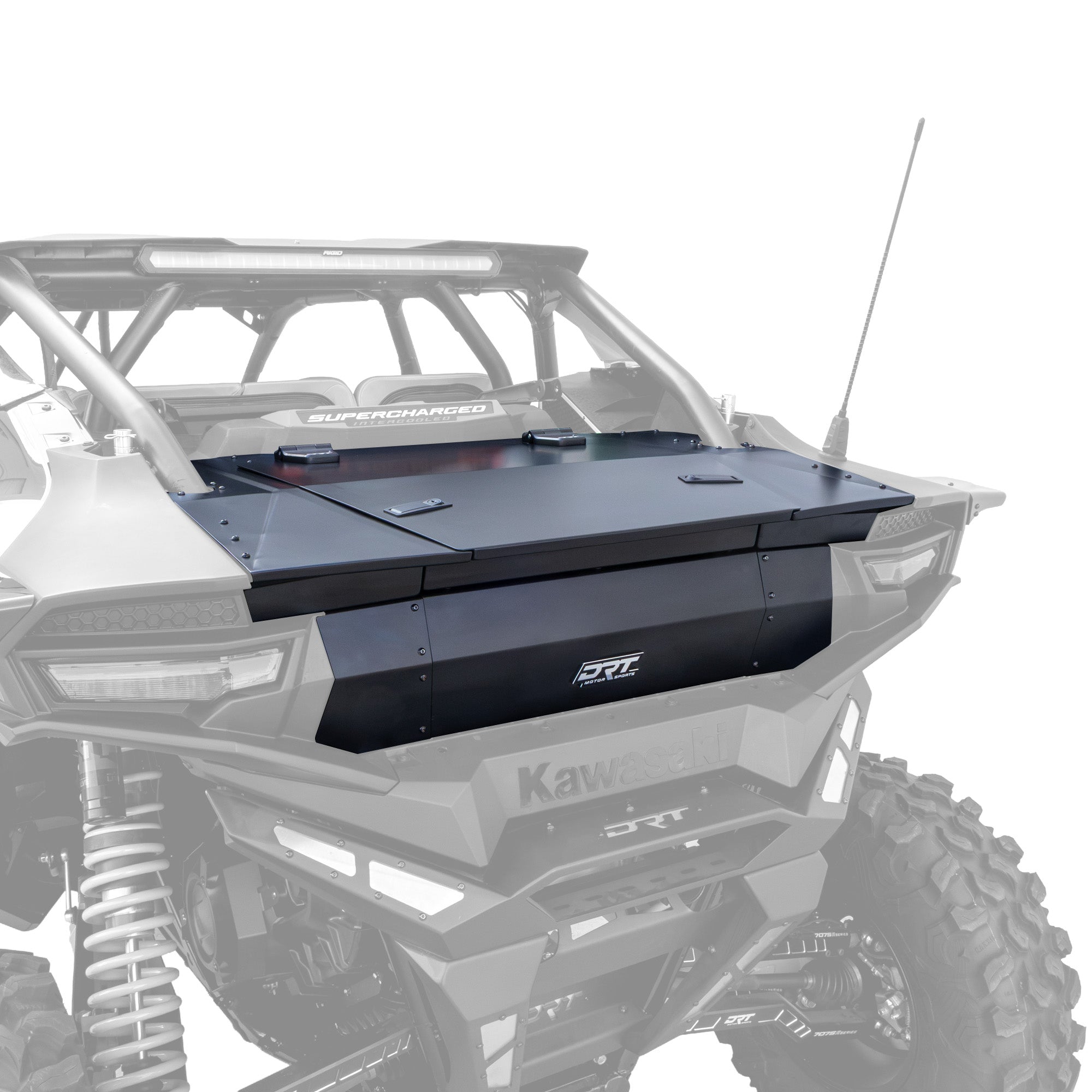 ケースhiro Aluminum Trunk Enclosure for Kawasaki Teryx H2