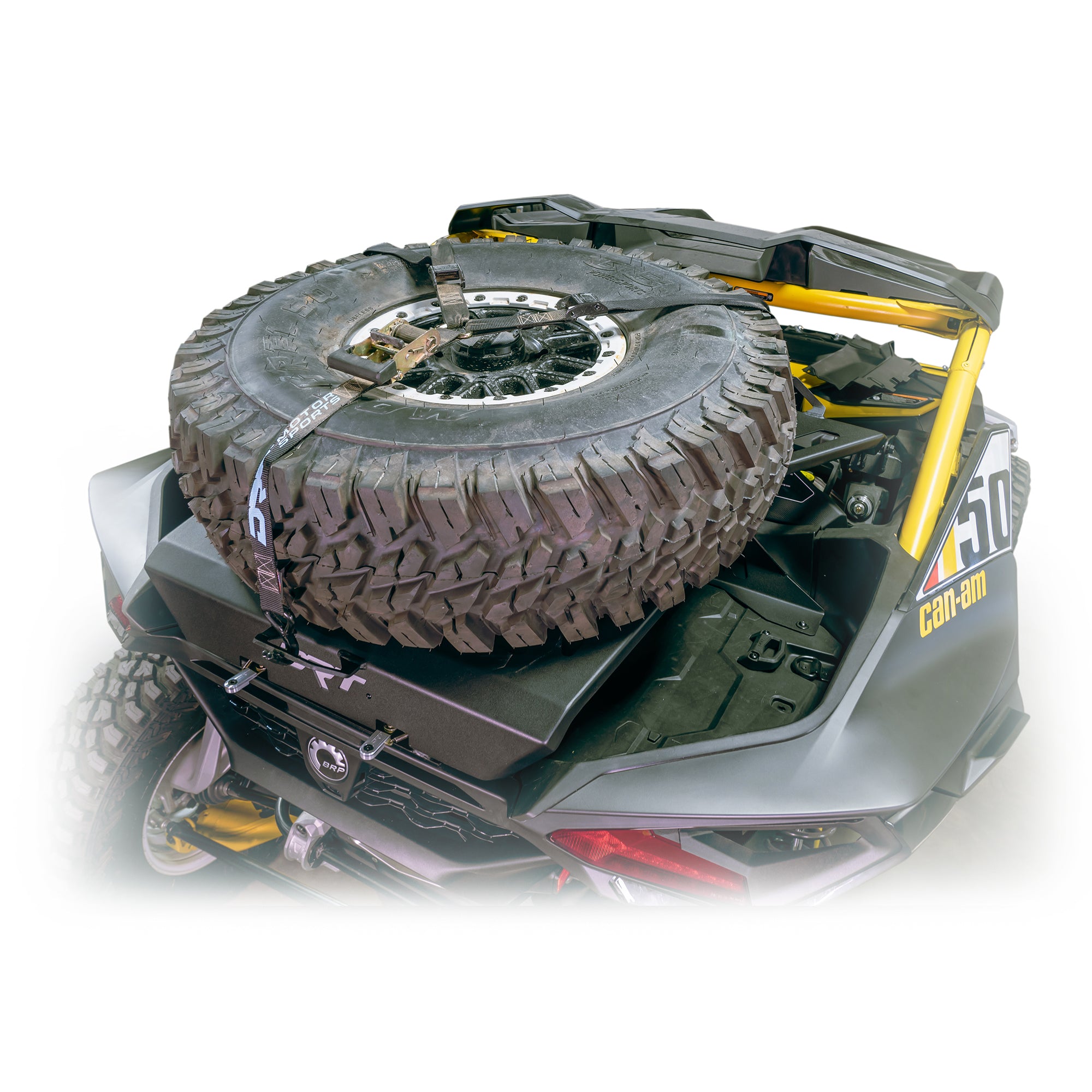 DRT Can Am Maverick Tire Carrier - Adventure Rack Kit