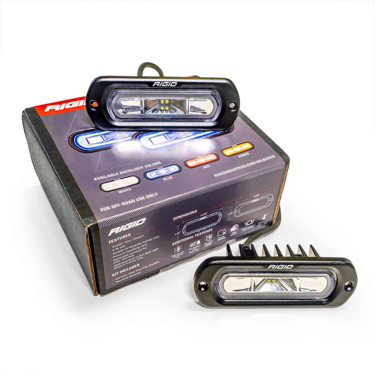 DRT Polaris Ranger XD 1500 2024+ Rear Bumper ligths with their box