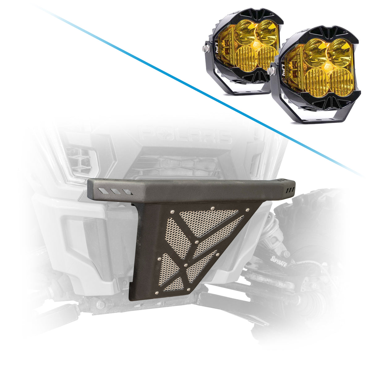 Lights options for the RZR XP 1000 front bumper