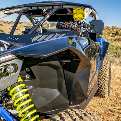 CAX3FD1 – Can-Am X3 2017+ ABS Fenders (Front and Rear) on the road