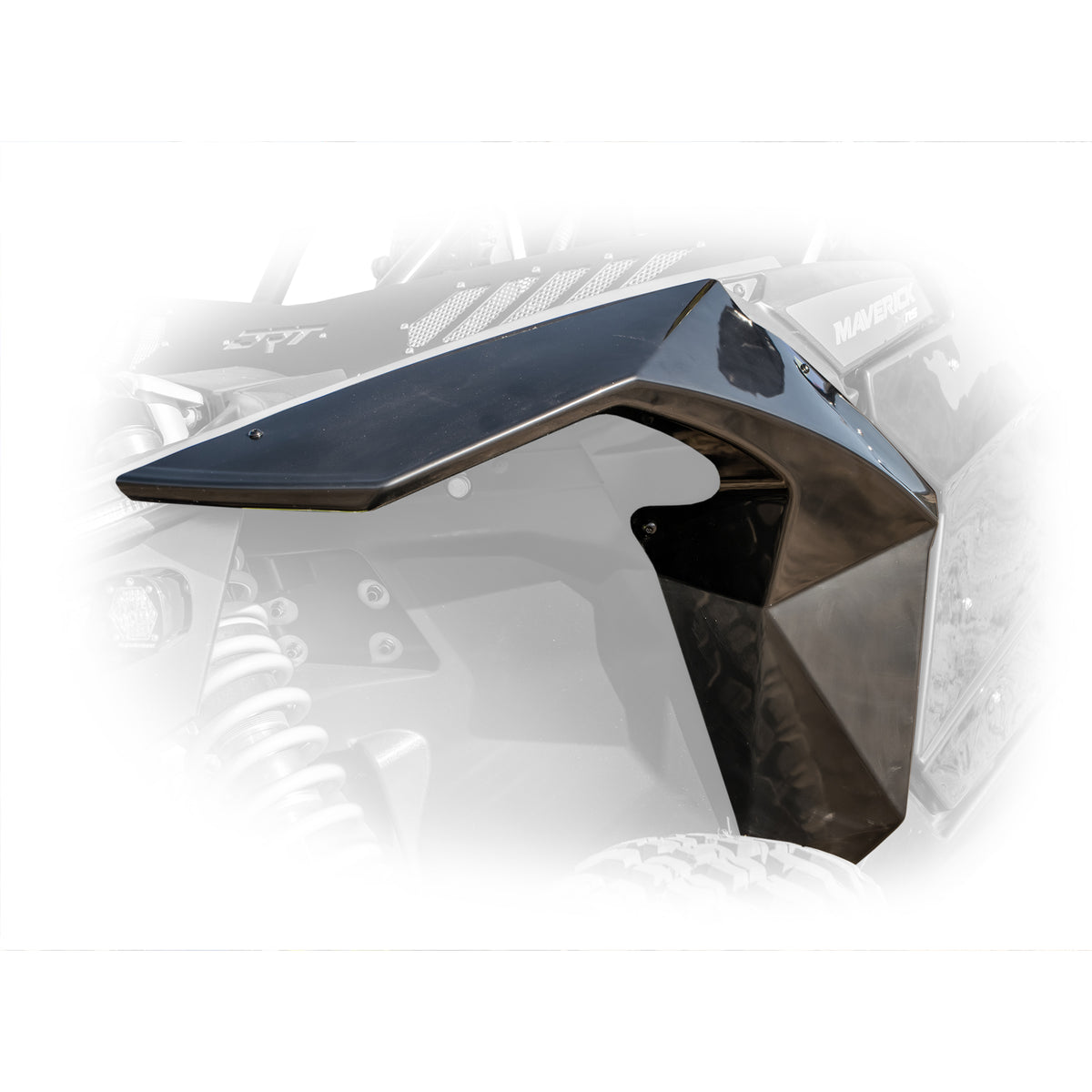 CAX3FD1 – Can-Am X3 2017+ ABS Fenders (Front) Close up
