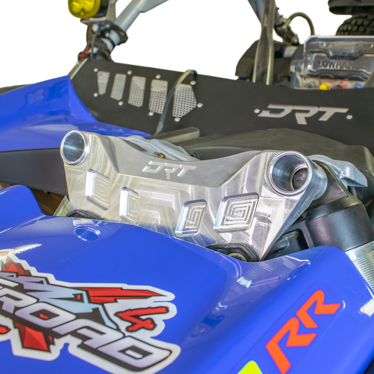 Can-Am X3 2017+ Billet Shock Tower Brace installed side view