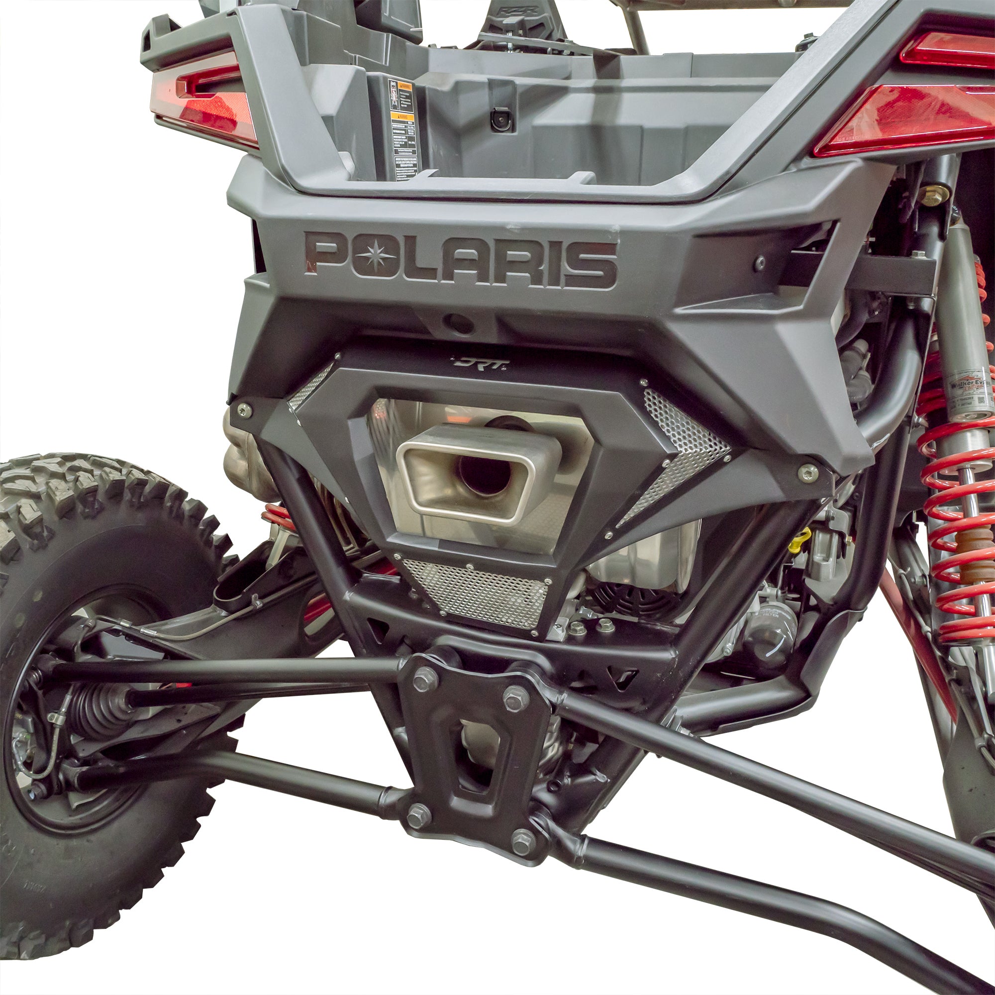 SDR Polaris Turbo R/Pro XP Rear Exhaust Cover - Fueled UTV