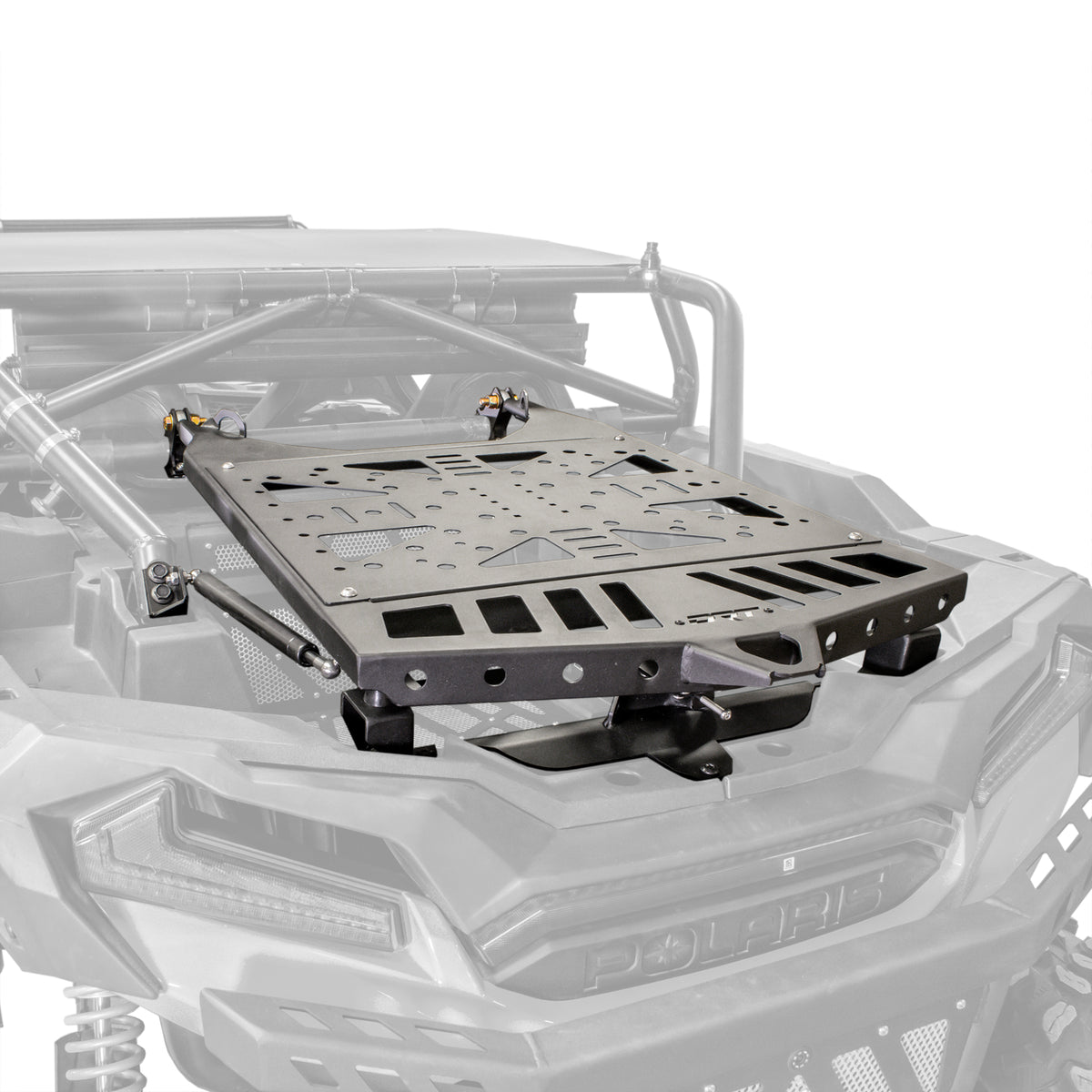 RZR xp 1000 tire carrier adventure rack installed