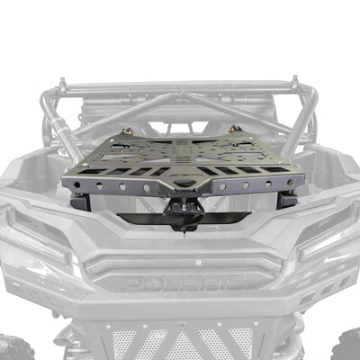 RZR xp 1000 tire carrier adventure rack installed
