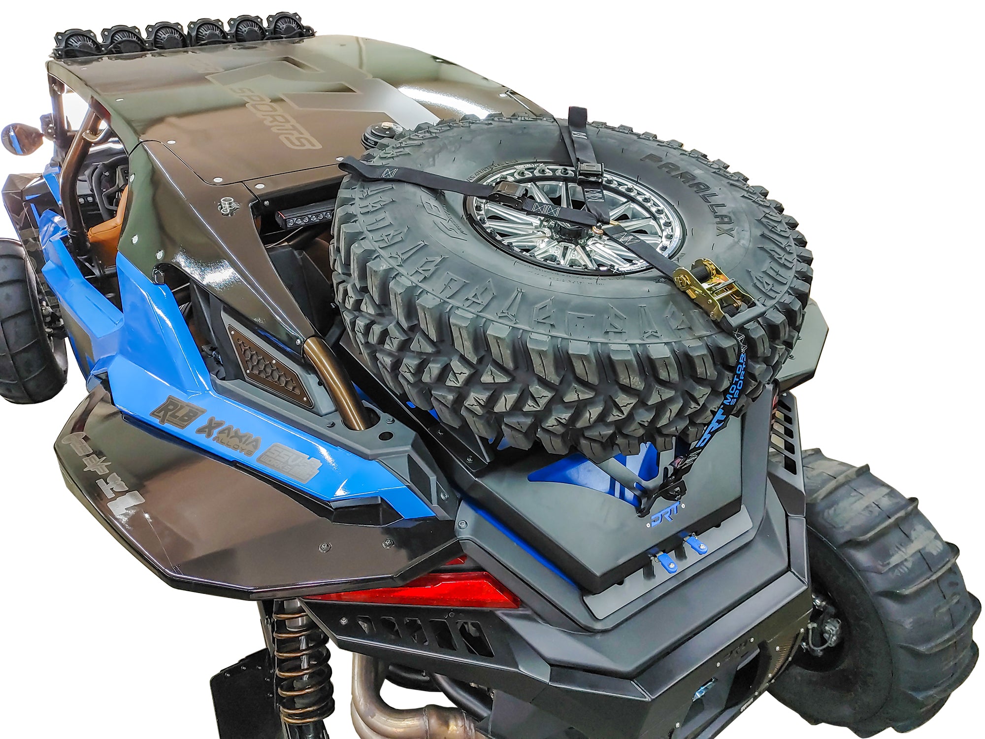 Pro R Tire Rack Oversize Tire Carrier Mount Accessory for RZR Pro R / Turbo R / Pro XP