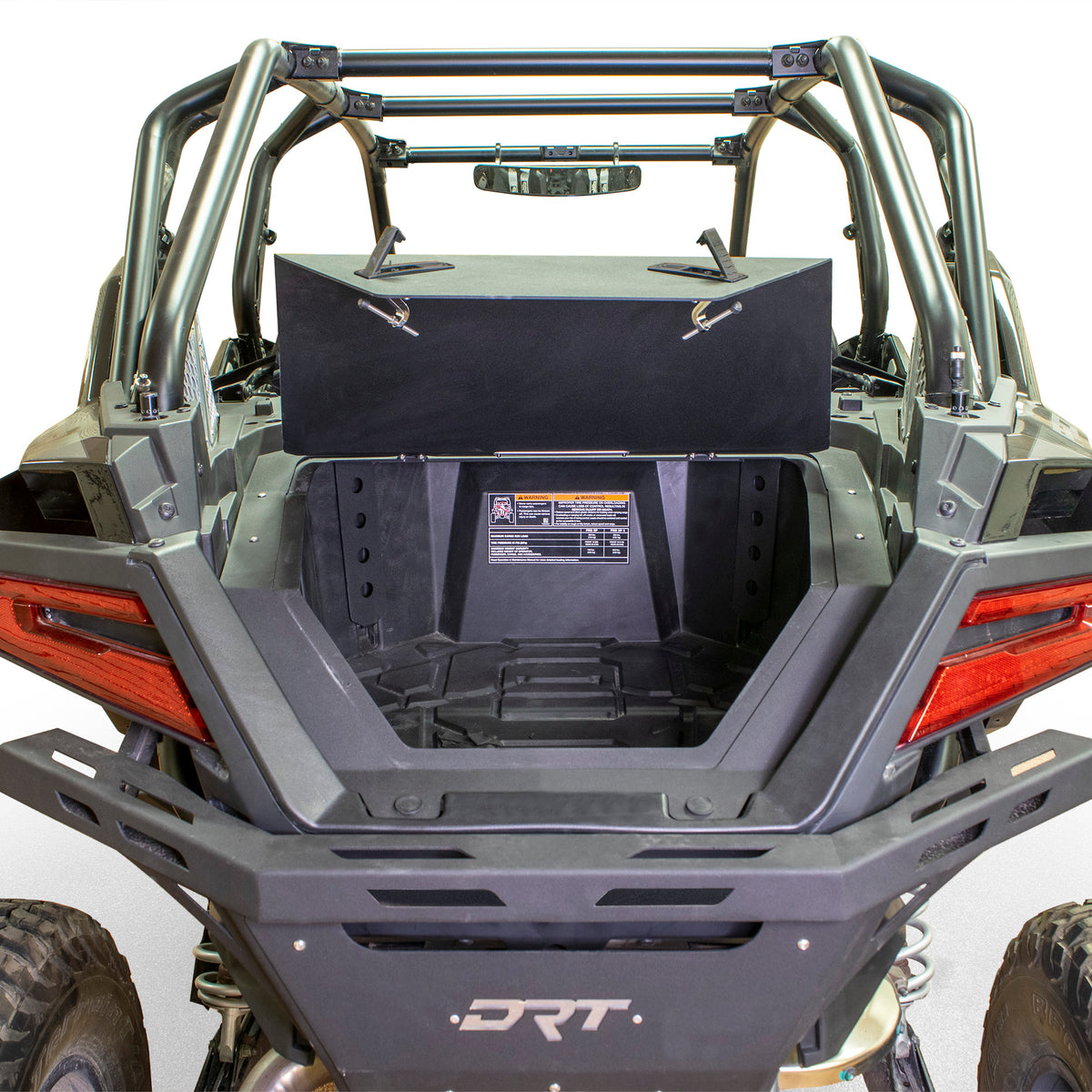 DRT RZR Pro XP / Turbo R 2020+ Aluminum Storage/Trunk Enclosure Open
