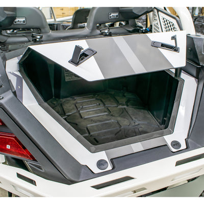 DRT RZR Pro XP / Turbo R 2020+ Aluminum Storage/Trunk Enclosure Open