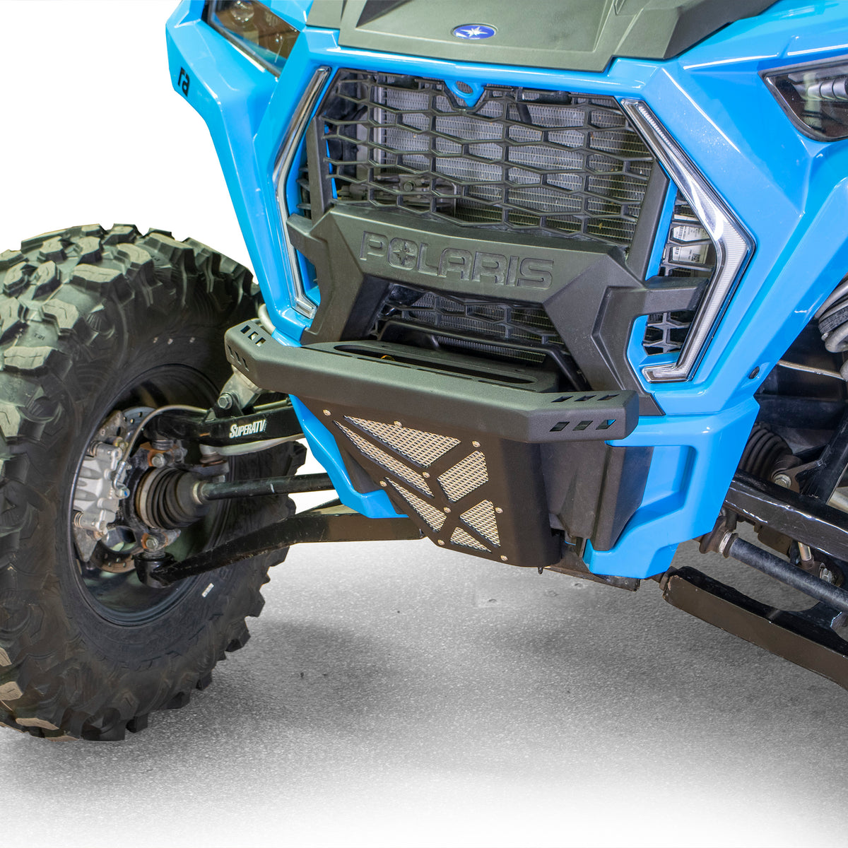 RZR XP 1000 front bumper installed on vehicle